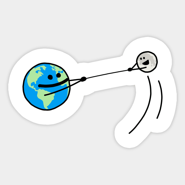 Gravity Swing Sticker by afewpixels